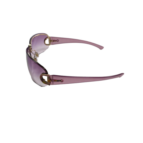 Gucci Purple Flora Horsetbit Sunglasses - Sunglasses