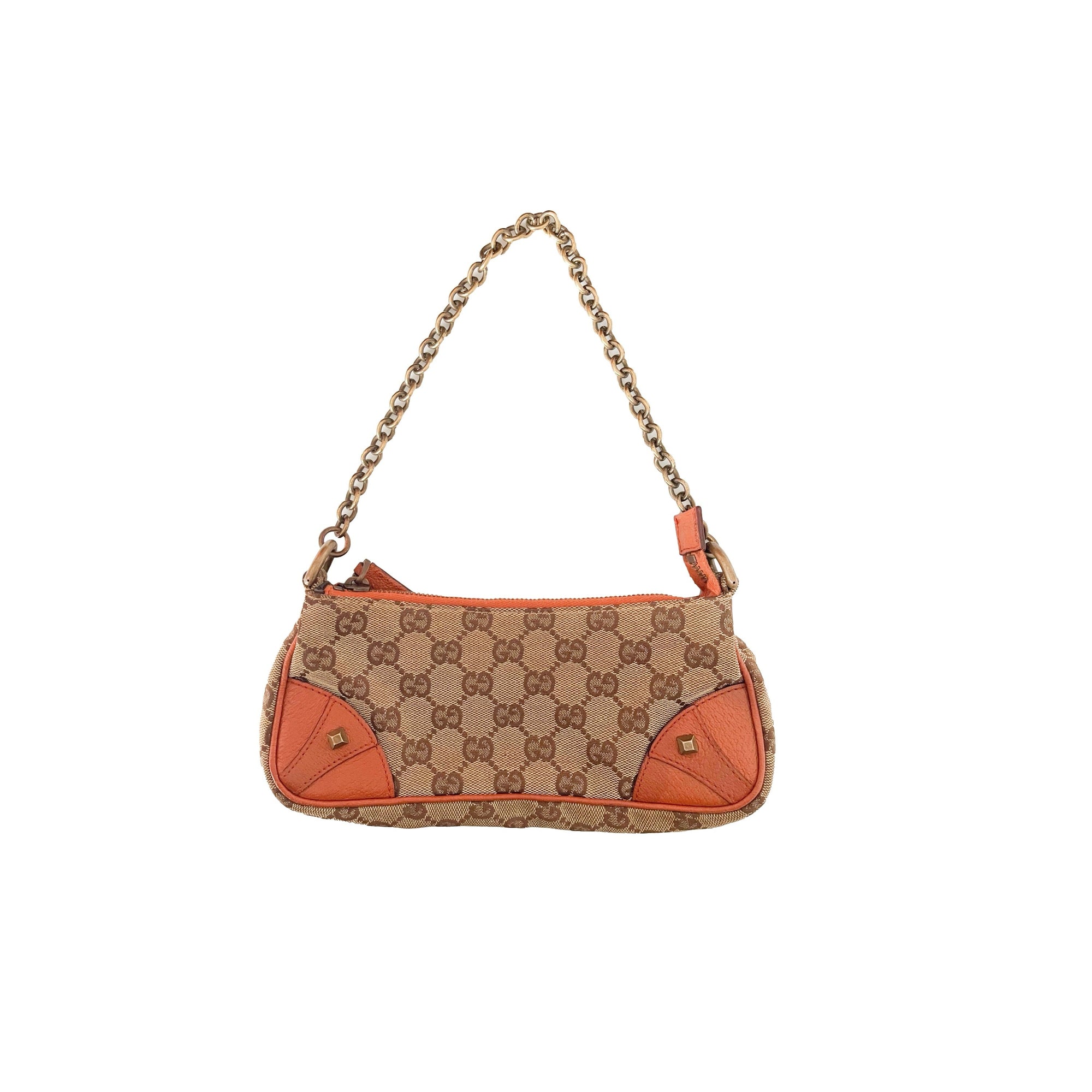 Gucci Tan Monogram Mini Shoulder Bag - Handbags