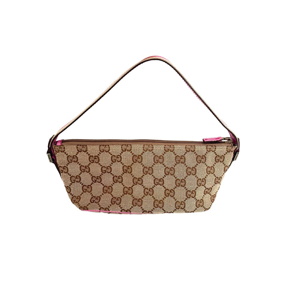 Gucci Tan Monogram Shoulder Bag - Handbags