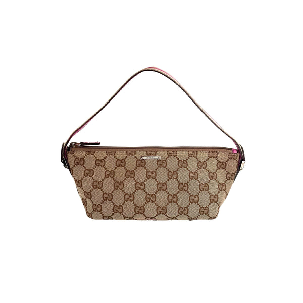 Gucci Tan Monogram Shoulder Bag - Handbags