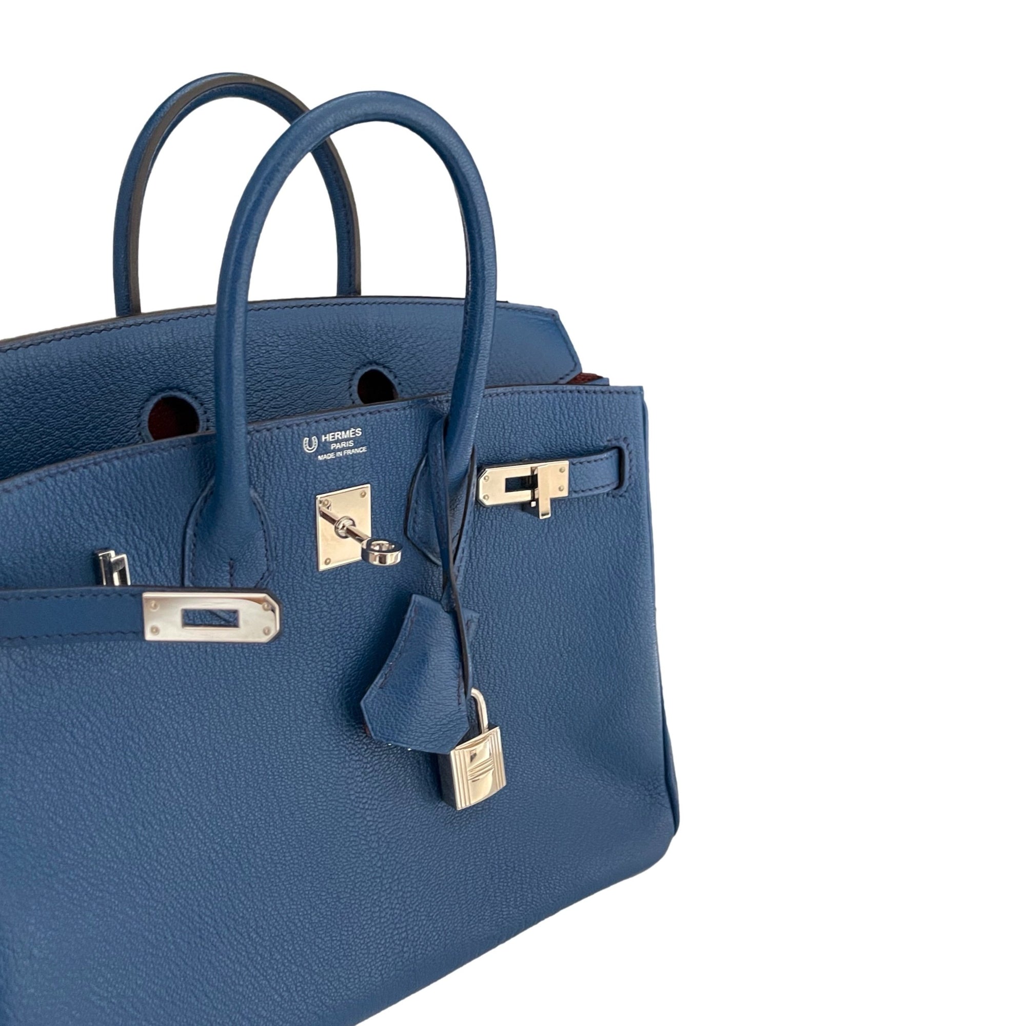 Hermes Blue 25cm Birkin - Handbags