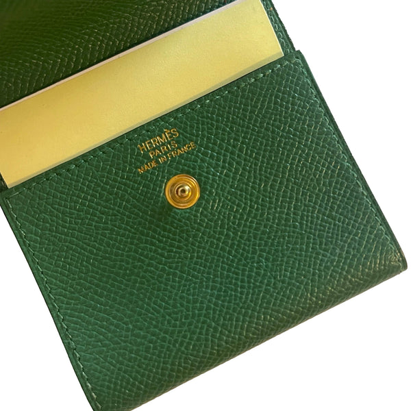 Hermes Green Post It Holder - Accessories