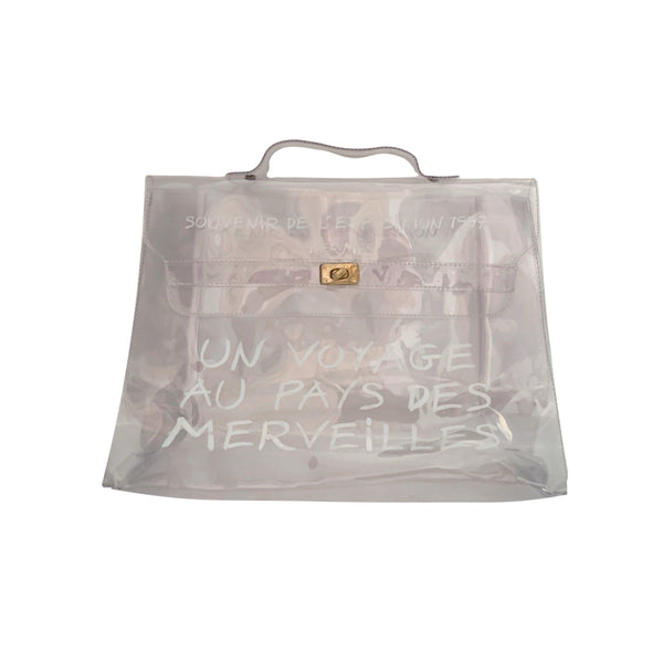Treasures of NYC Hermes Transparent Kelly Bag