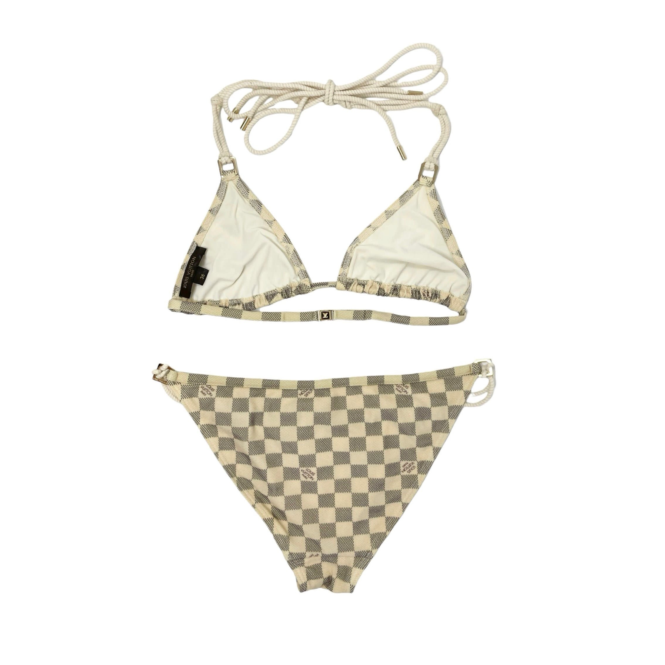 Vintage Louis Vuitton Brown Monogram Bikini – Treasures of NYC