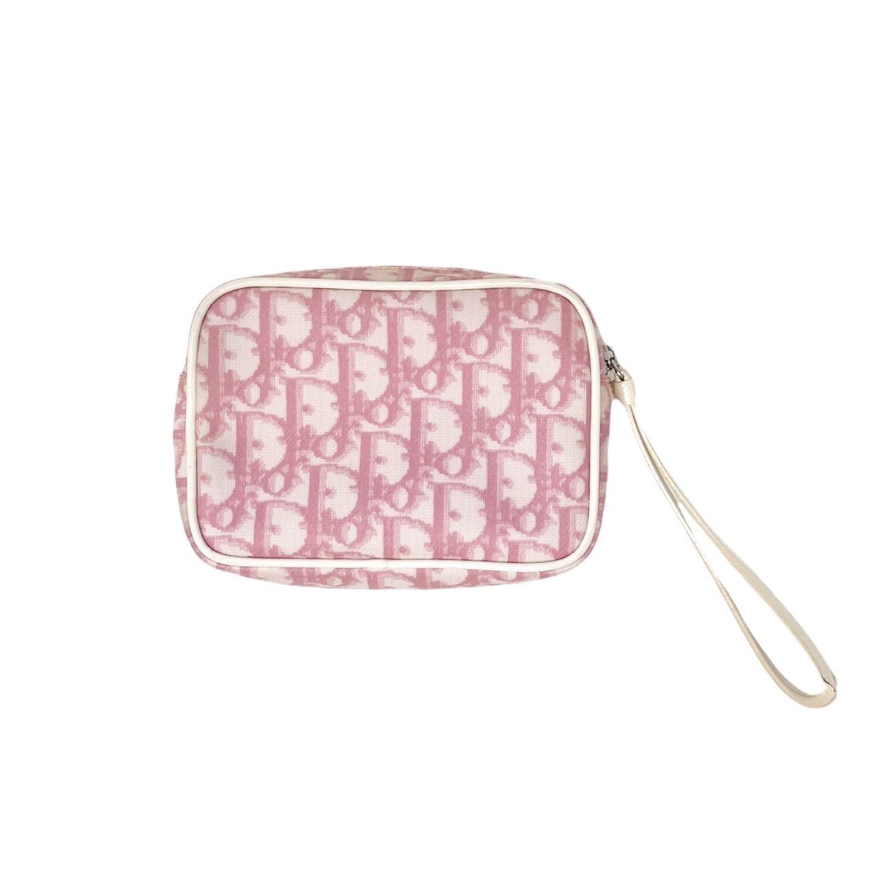 Dior Pink Mini  Logo Wristlet