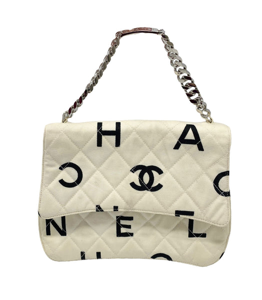 CHANEL, Bags, Want Black Chanel Purse With White Cc Logo