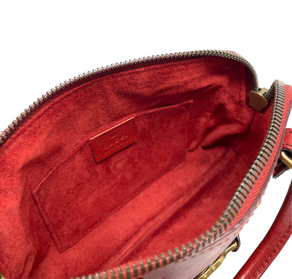 Gucci Red Rhinestone Mini Bag
