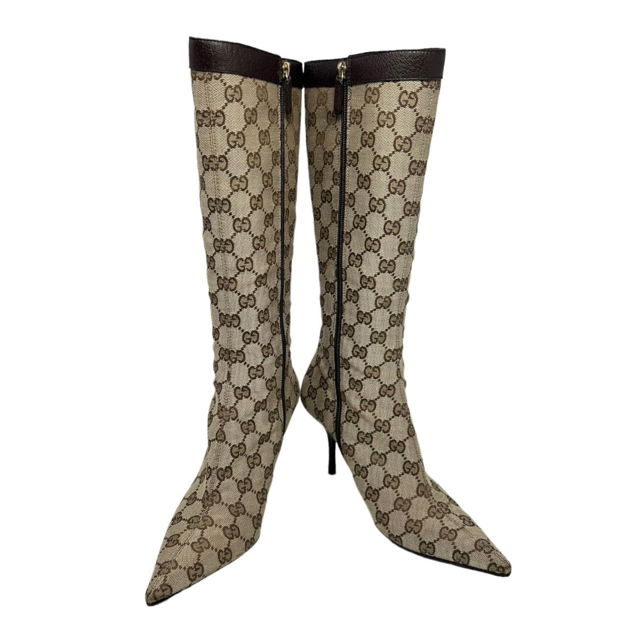 Gucci clearance monogram boots