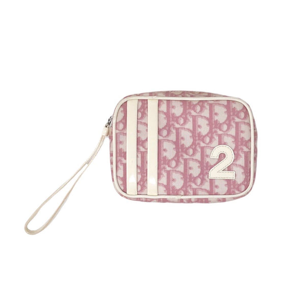 Dior Pink Mini  Logo Wristlet