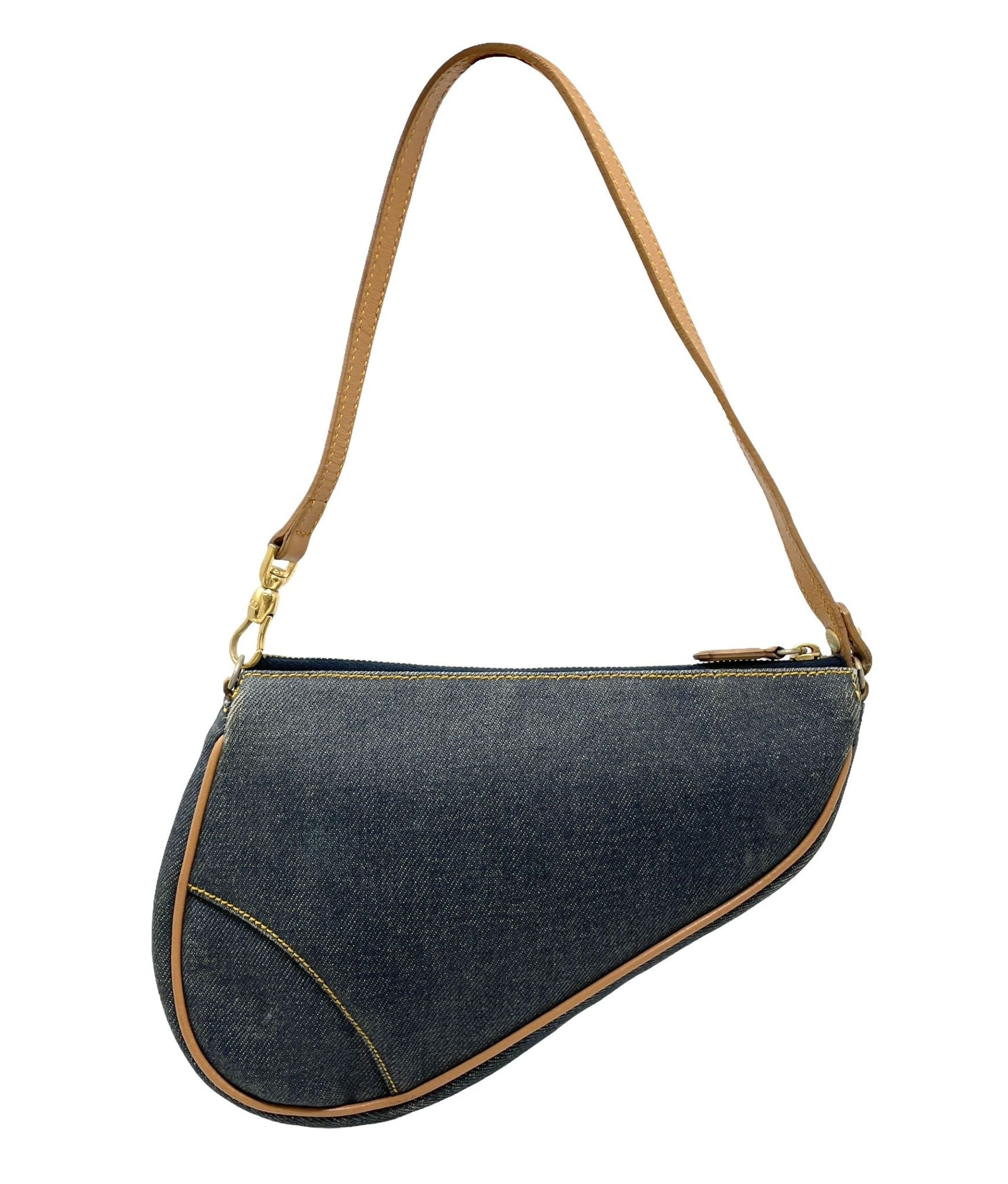 Dior Denim Saddle Bag