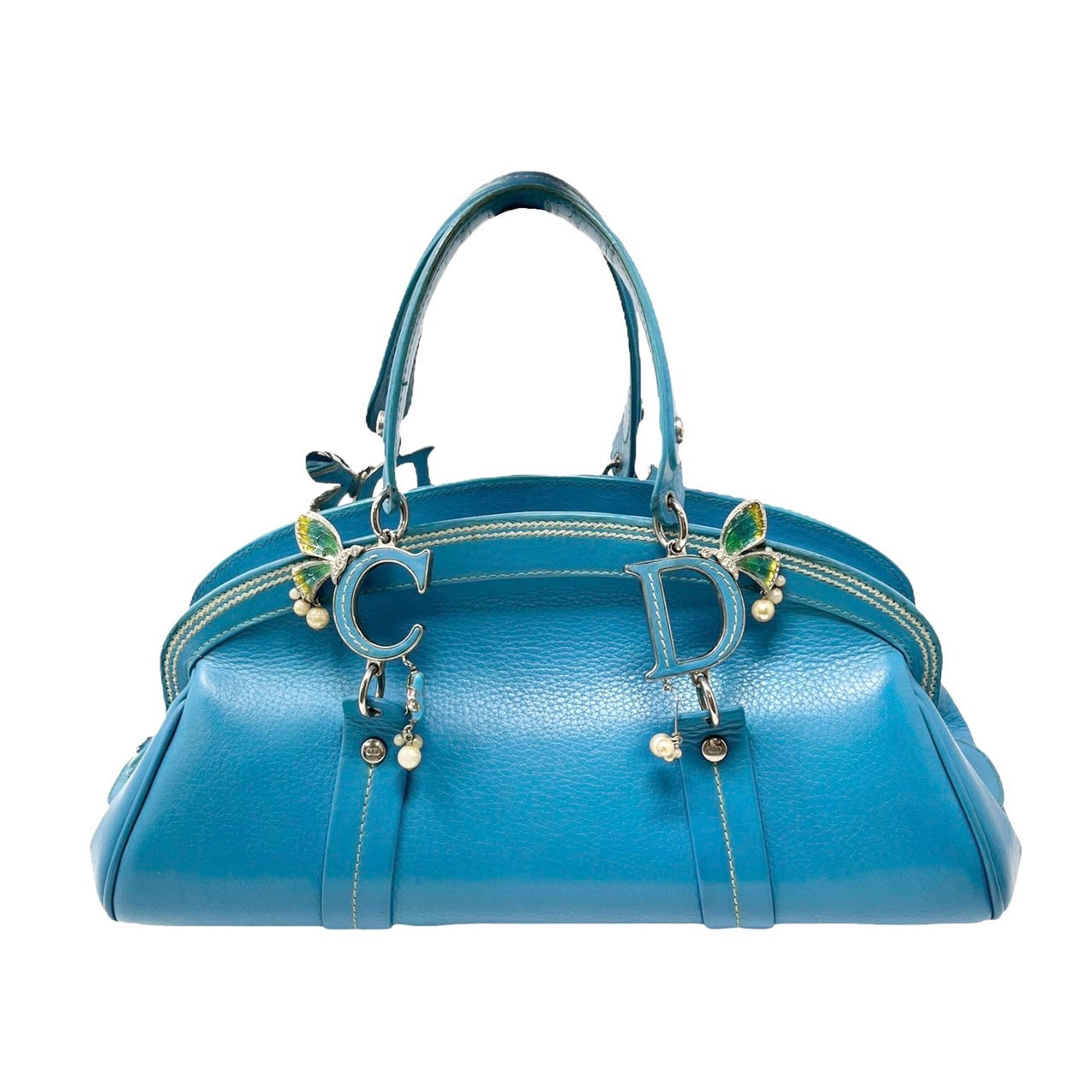Dior Blue Butterfly Detective Bag