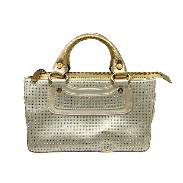 Celine Ivory Rhinestone Boogie Bag