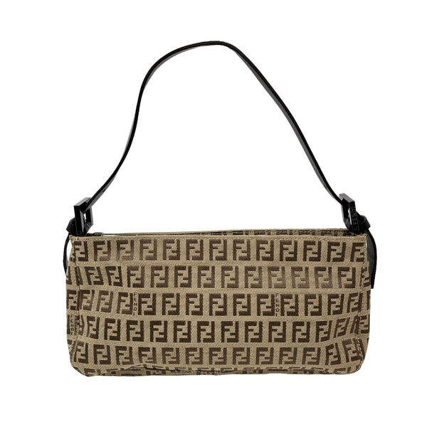 Fendi Brown Logo Mini Shoulder Bag