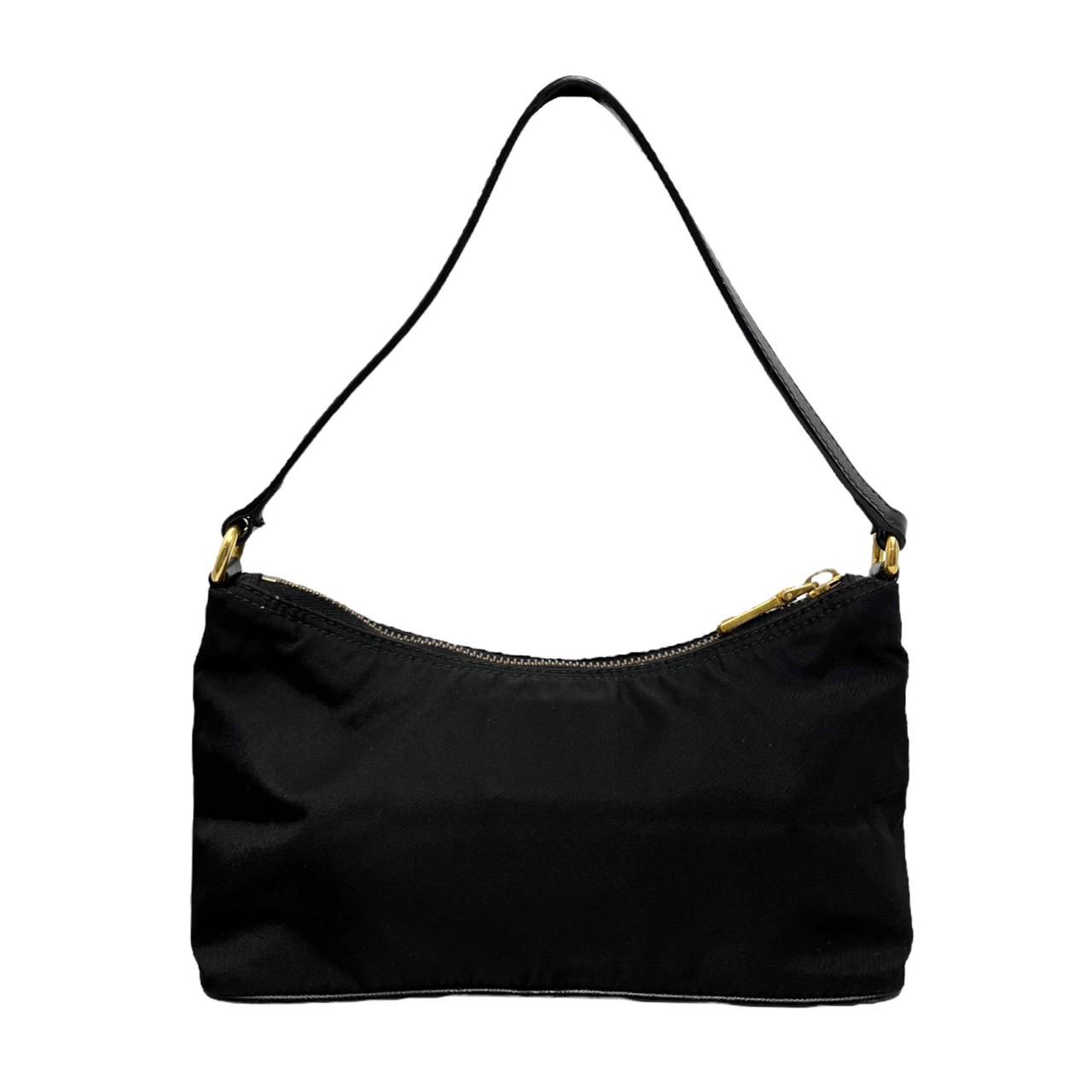 Treasures of NYC - Prada Black Nylon Mini Shoulder Bag