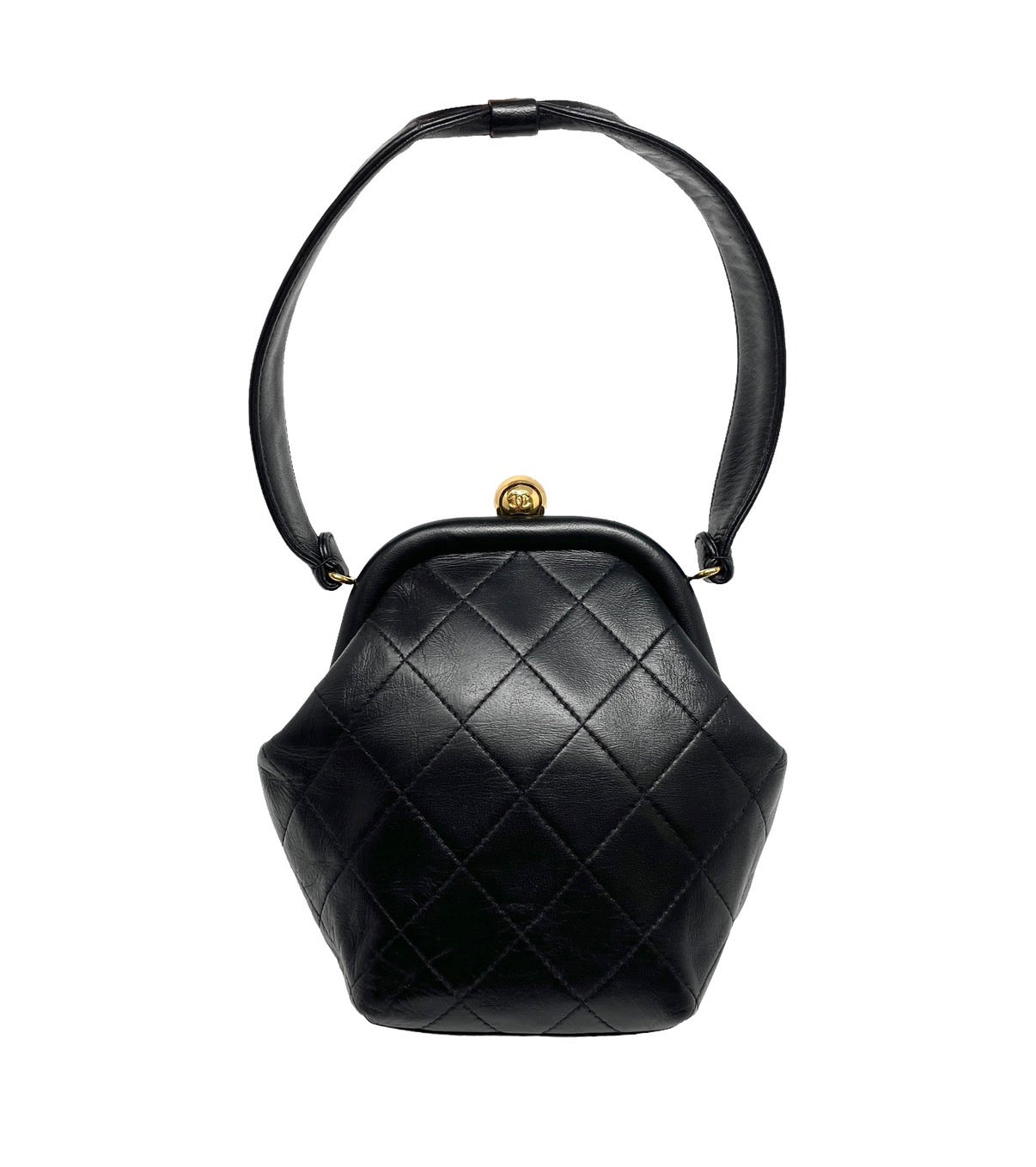 Chanel Black Mini Top Handle Bag