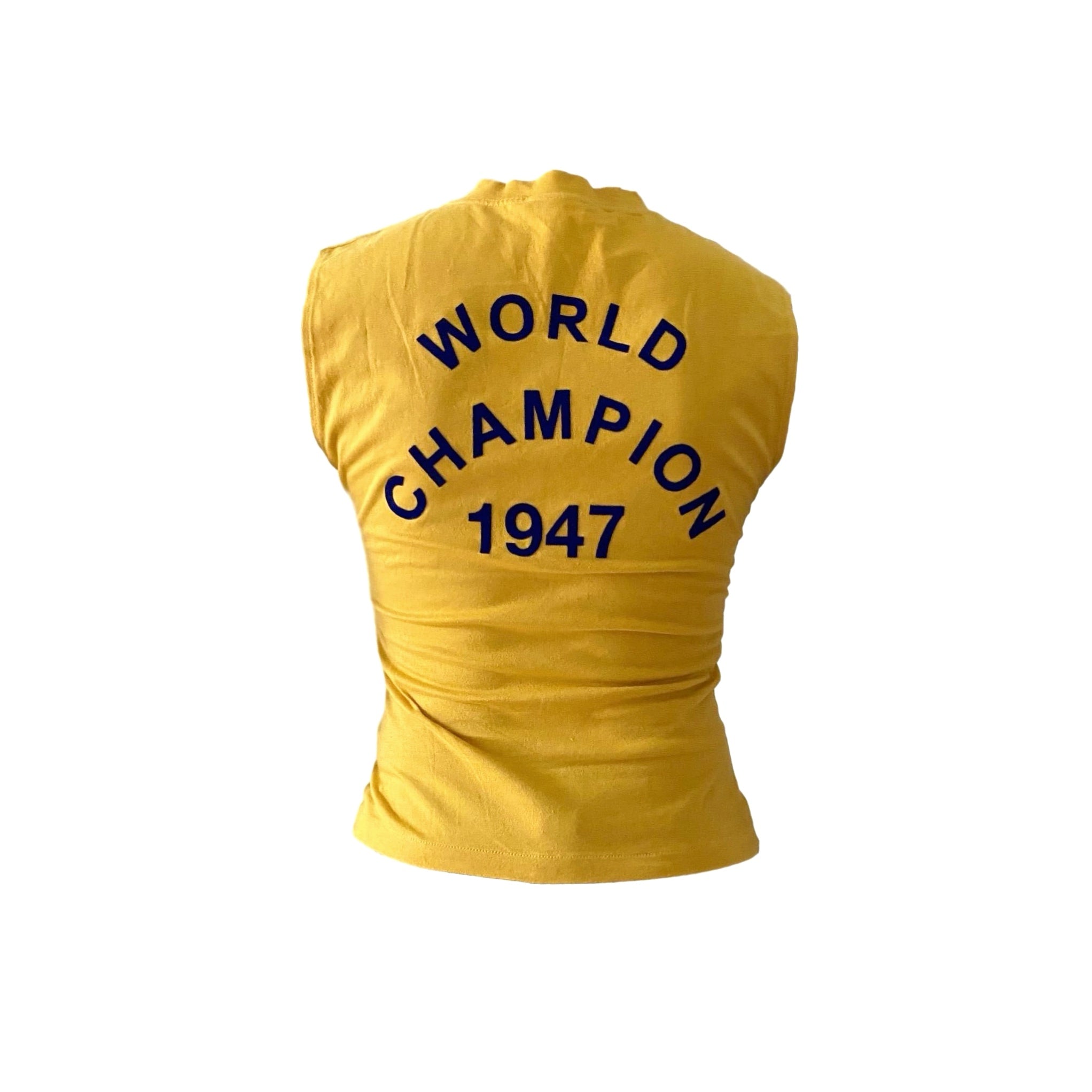 Christian Dior タンクトップ J'ADORE ロゴ ガリアーノ 黄 Tricolor