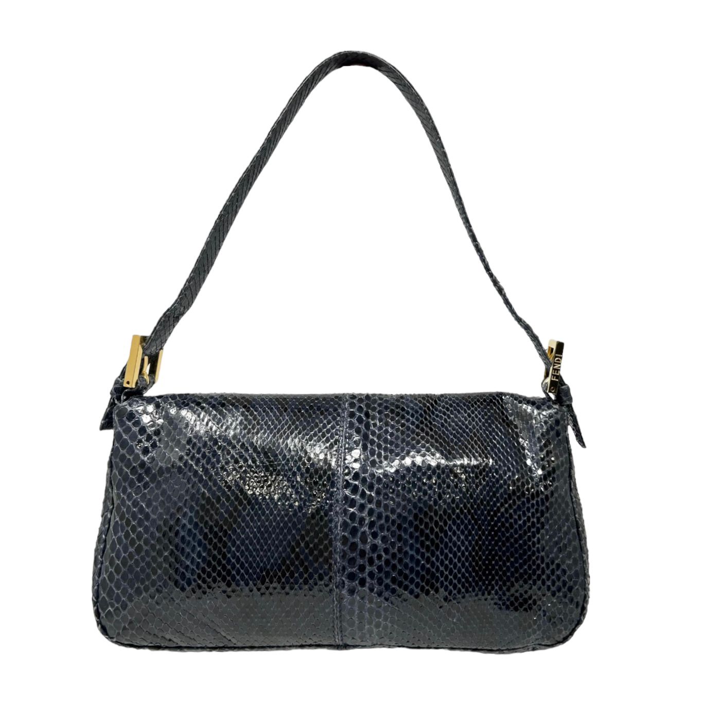 Fendi Black Snakeskin Baguette – Treasures of NYC