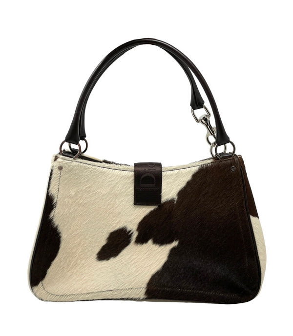 Dior Cow Print Top Handle Bag