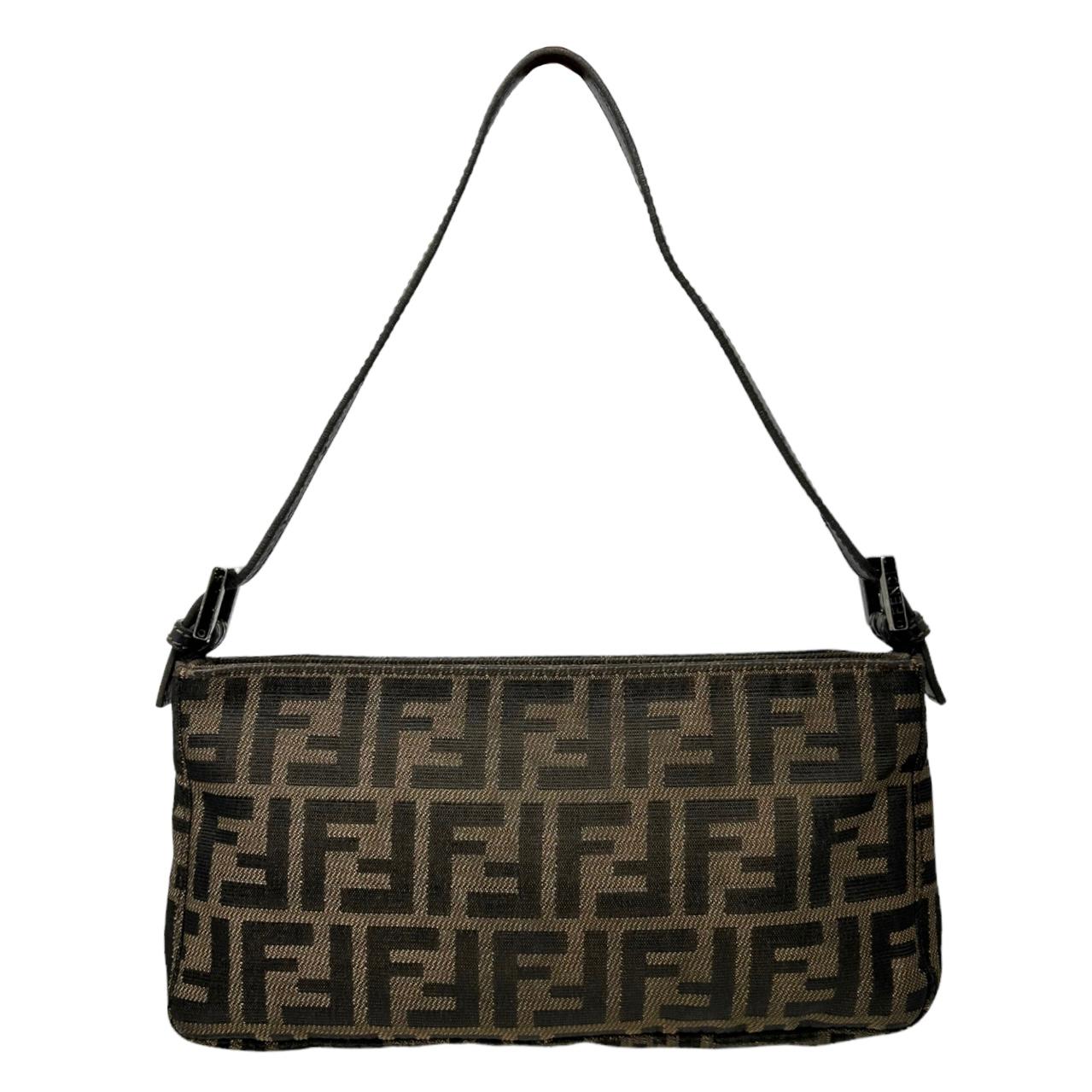 Fendi Brown Logo Shoulder Bag – Treasures of NYC