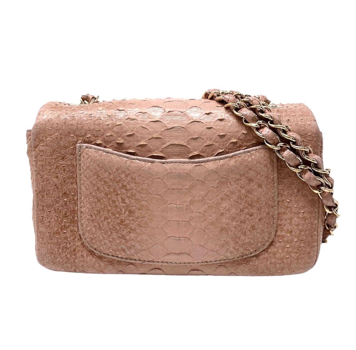 Python Chanel Flap Chanel Python Small Flap Bag – Treasures of NYC