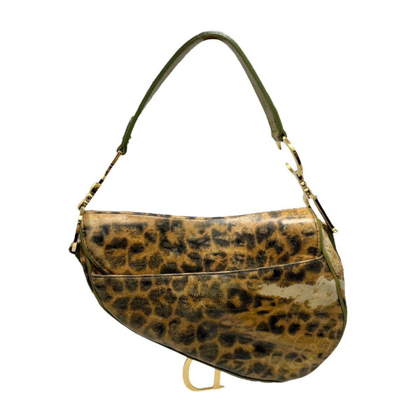 Dior Cheetah Saddle Bag - Treasures of NYC