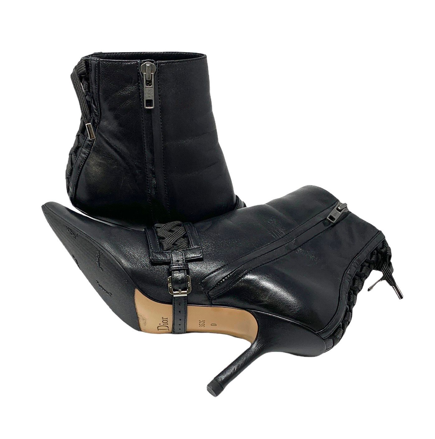 Vintage Dior Black Heart Leather Boots – Treasures of NYC