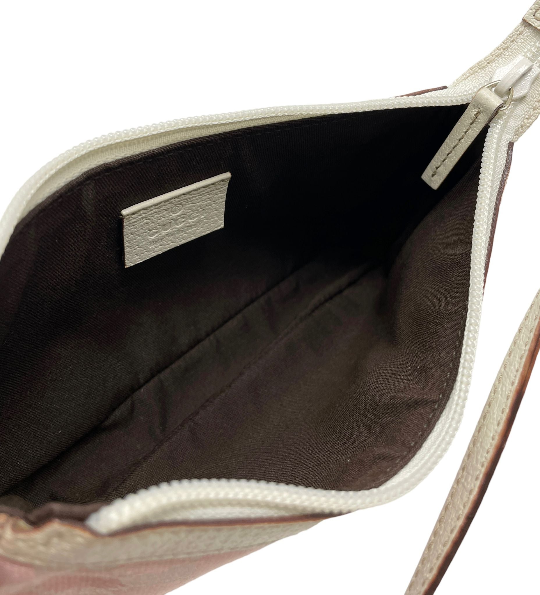 Vintage Gucci Beige Logo Mini Shoulder Bag – Treasures of NYC