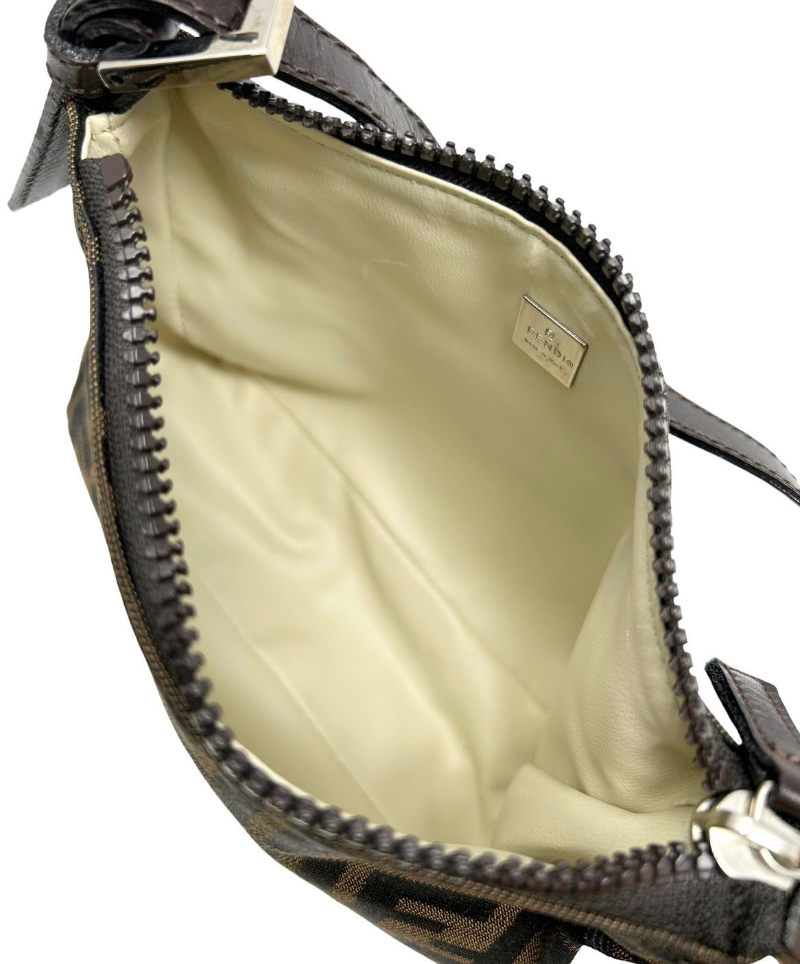 Fendi Brown Logo Mini Shoulder Bag
