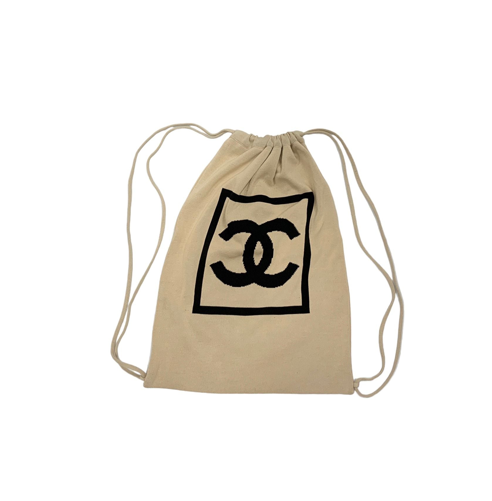 Vintage CHANEL CC Logo Monogram DENIM Fabric Handbag Tote -  Finland