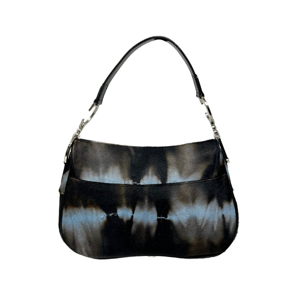 Dior Tie-Dye Calfhair Saddle Bag