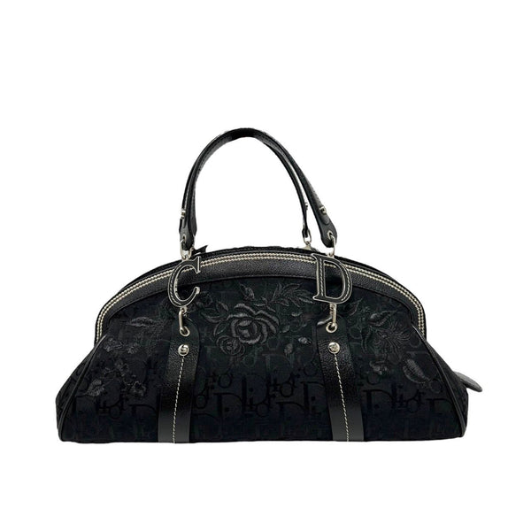 Dior Black Logo Top Handle Bag