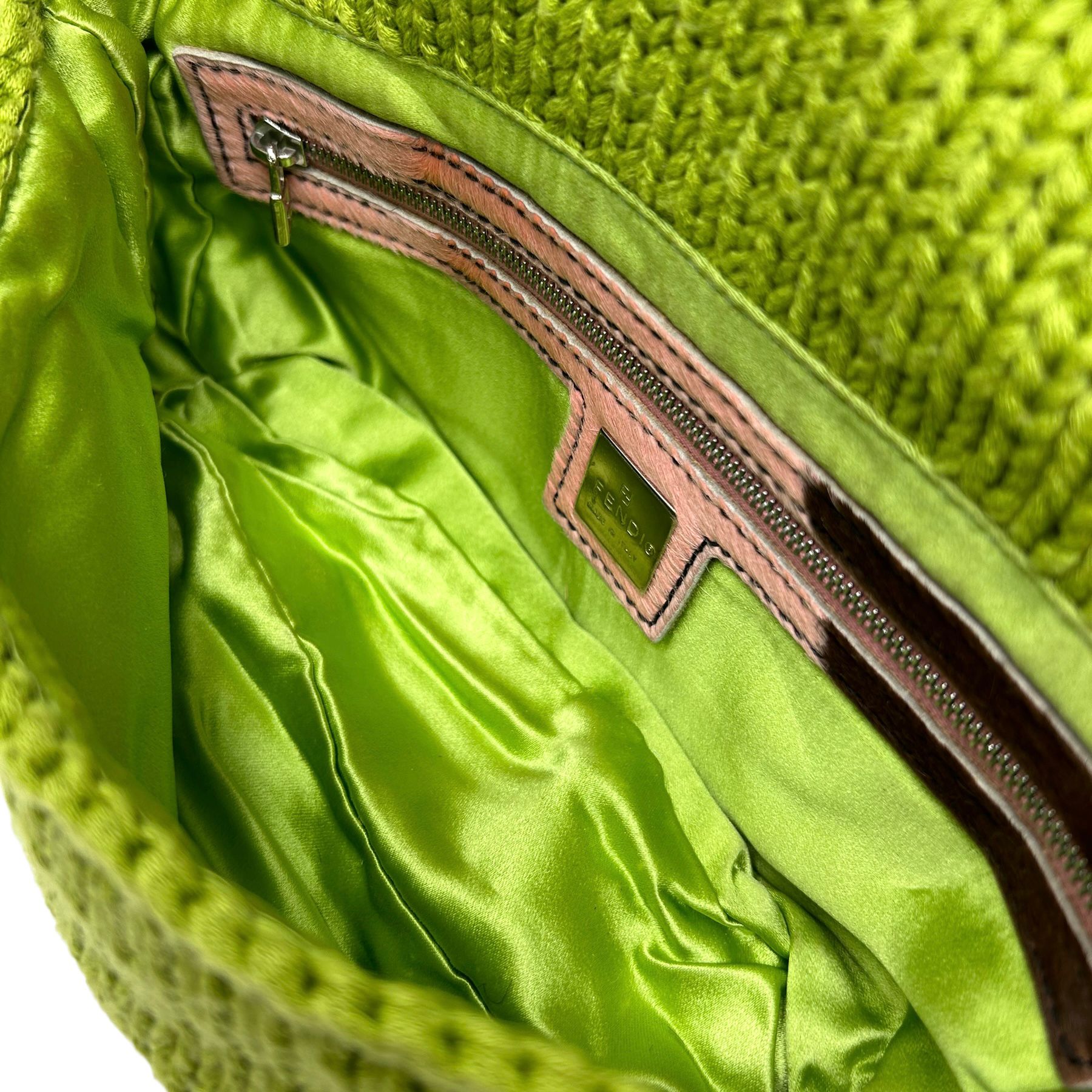 Vintage Fendi Lime Green Python Baguette Bag – Treasures of NYC
