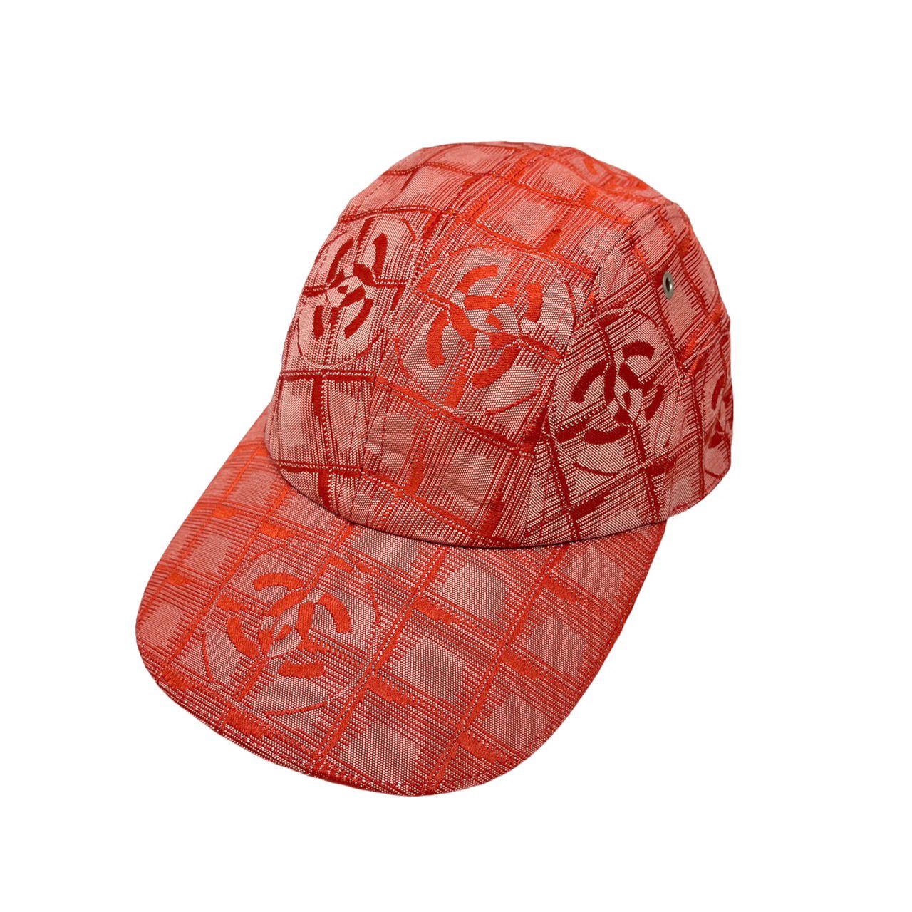 Chanel Orange Sport Logo Hat