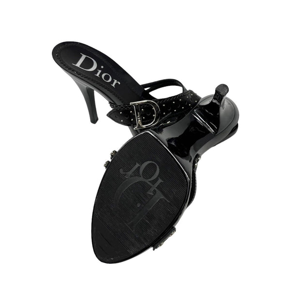 Dior Black Logo Heels