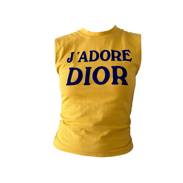 Treasures of NYC - Dior J'Adore Yellow Logo Tank