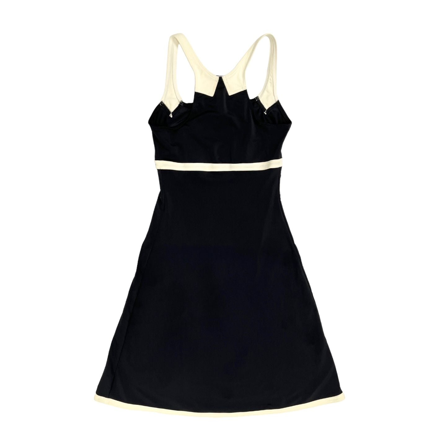 Chanel Black Logo Strap Dress