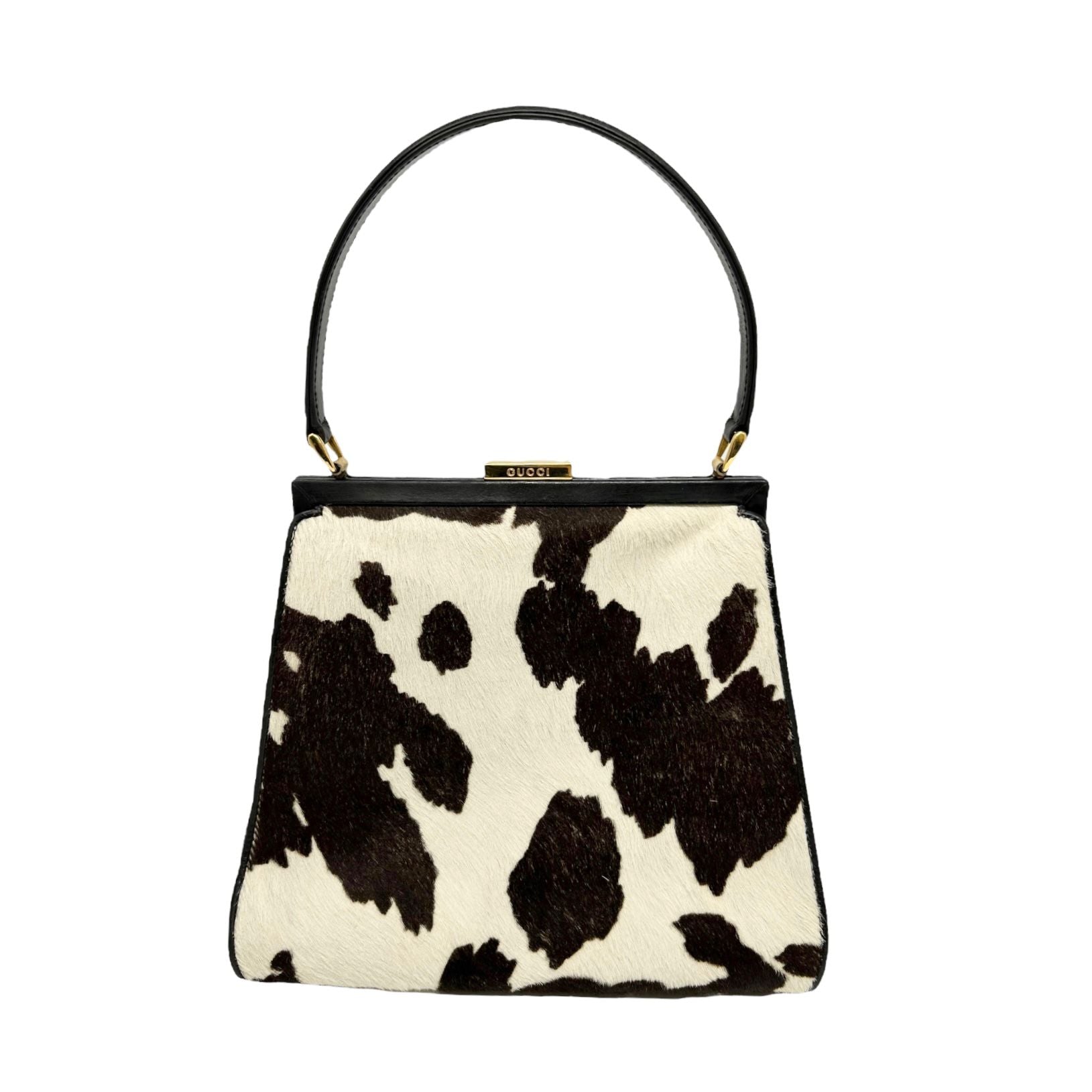 Treasures of NYC Gucci Cow Print Calf Hair Shoulder Bag