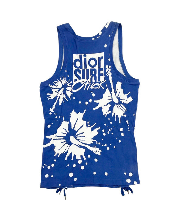 Dior Surf Blue Tie Tank