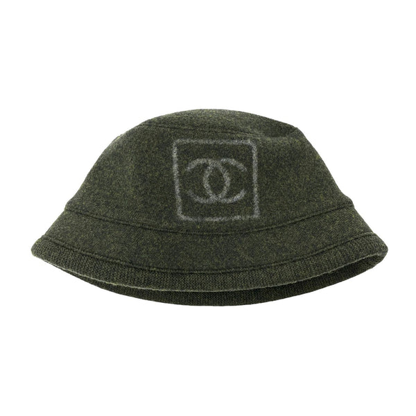 Chanel Green Wool Logo Bucket Hat – Treasures of NYC