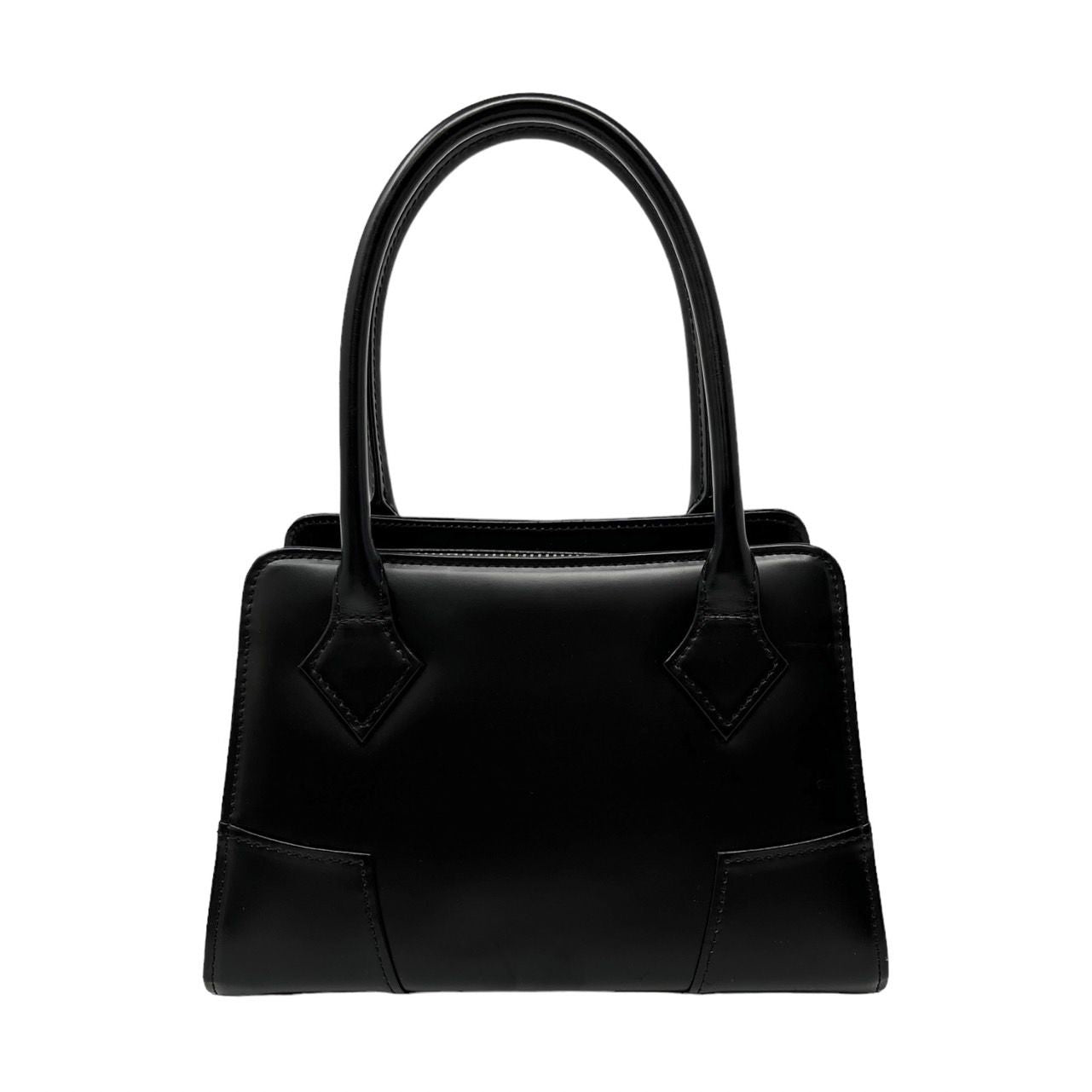 Vivienne Westwood Black Leather Mini Top Handle