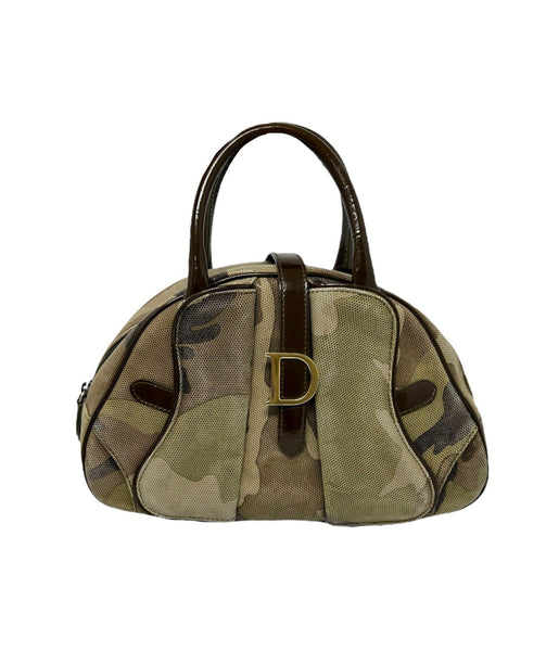 Christian Dior Camo Mini Saddle Bag