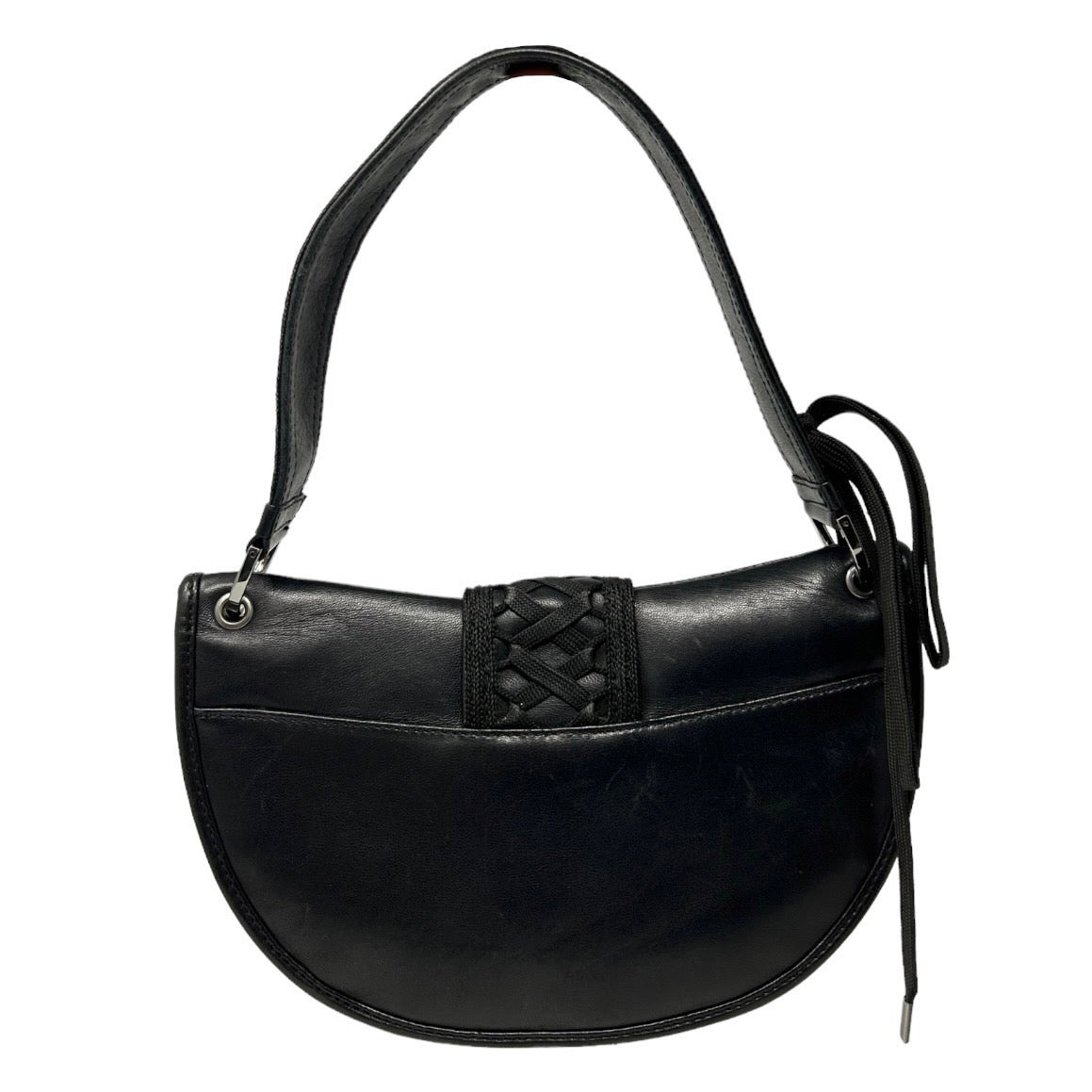 Dior Black Mini Corset Leather Shoulder Bag
