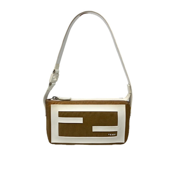 Fendi Brown Logo Shoulder Bag