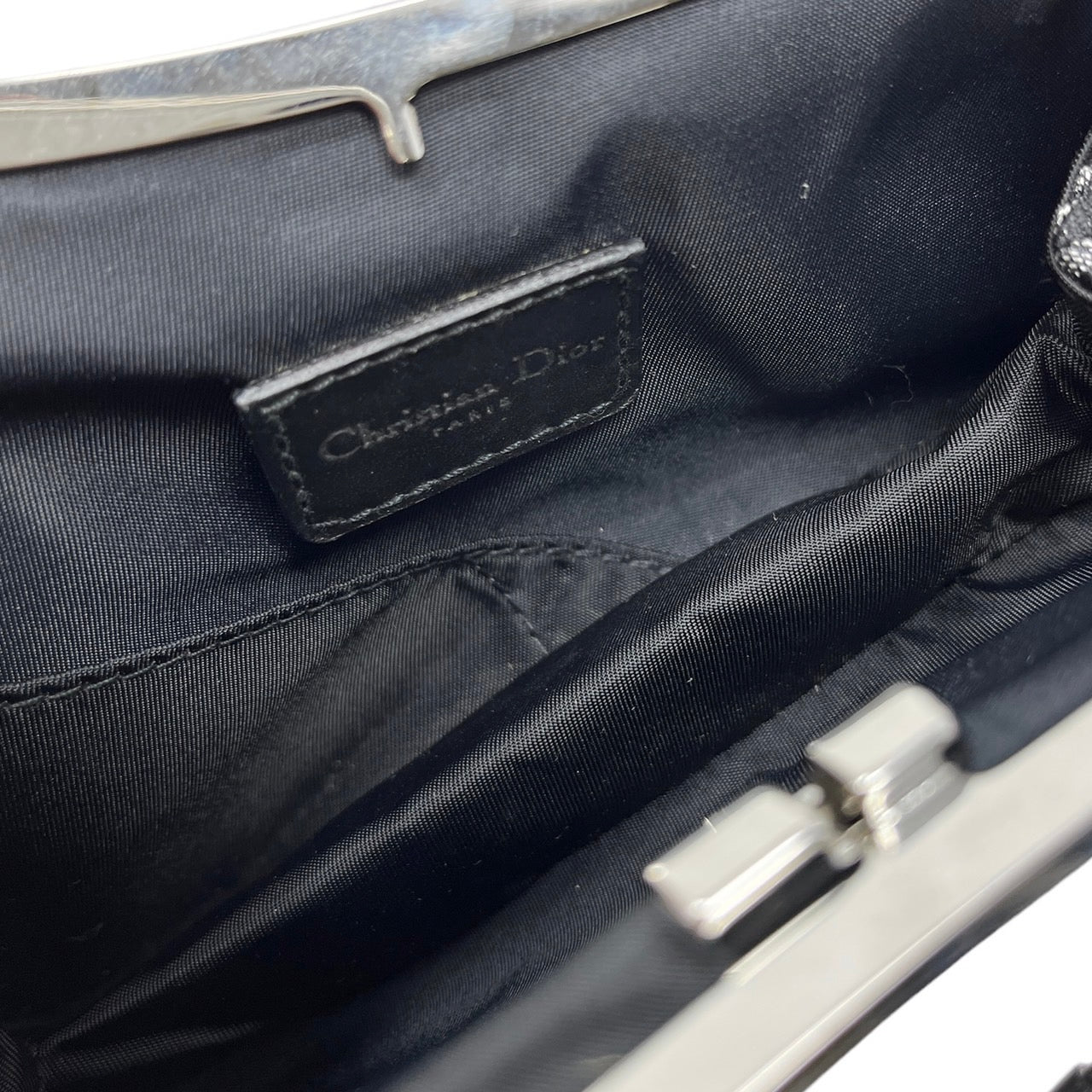 Vintage Dior Black Monogram Mini Saddle Bag – Treasures of NYC