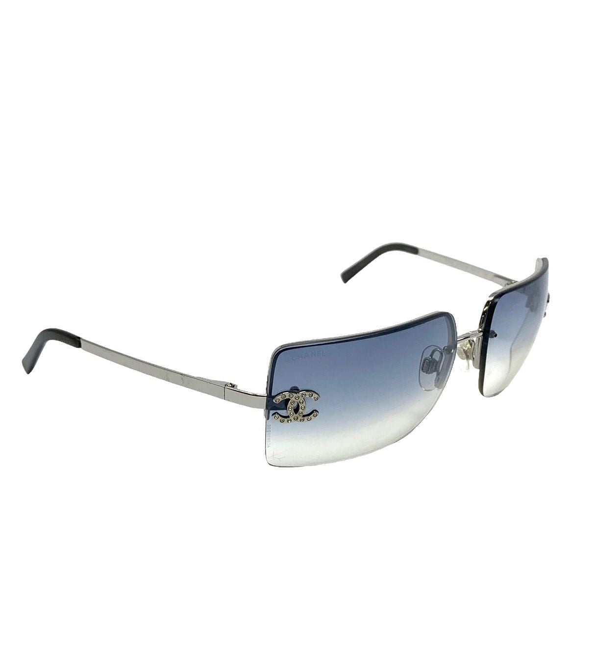 Chanel Rimless Rhinestone Sunglasses – THE M VNTG