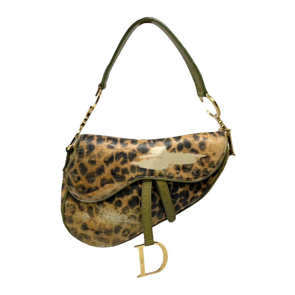 Dior Cheetah Saddle Bag - Treasures of NYC