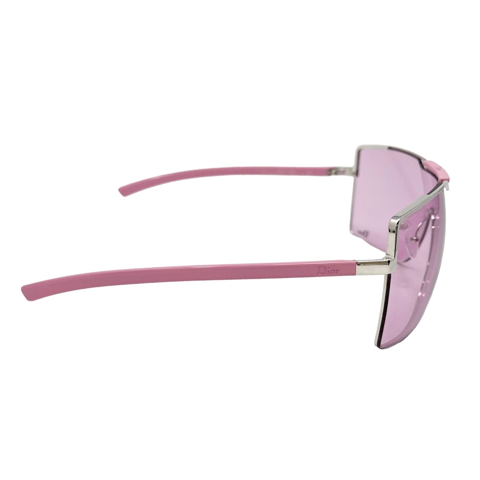 Dior Pink Logo Shield Sunglasses – Treasures of NYC