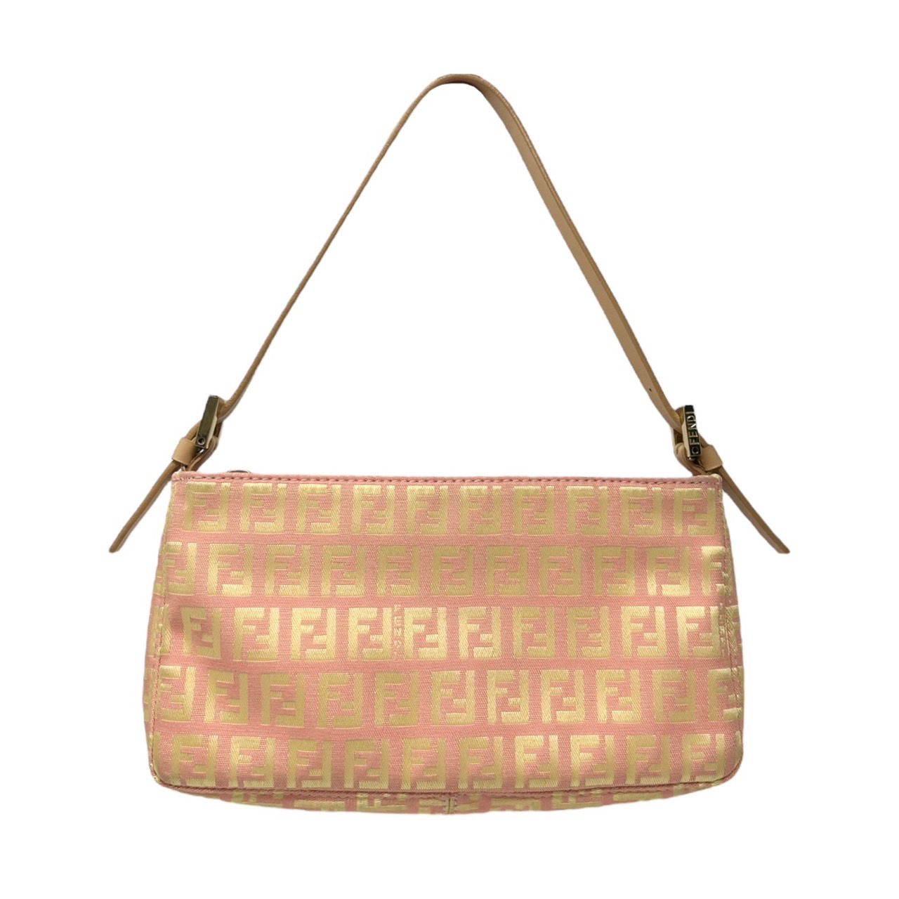 Fendi Baby Pink Monogram Shoulder Bag