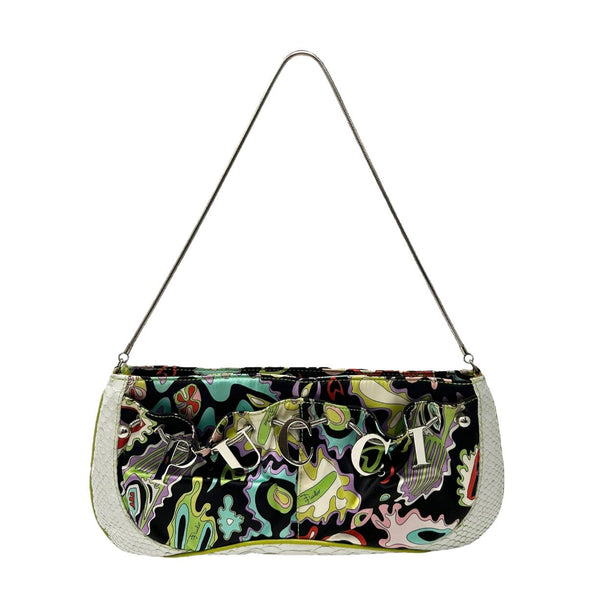 Pucci Multicolor Print Charm Shoulder Bag