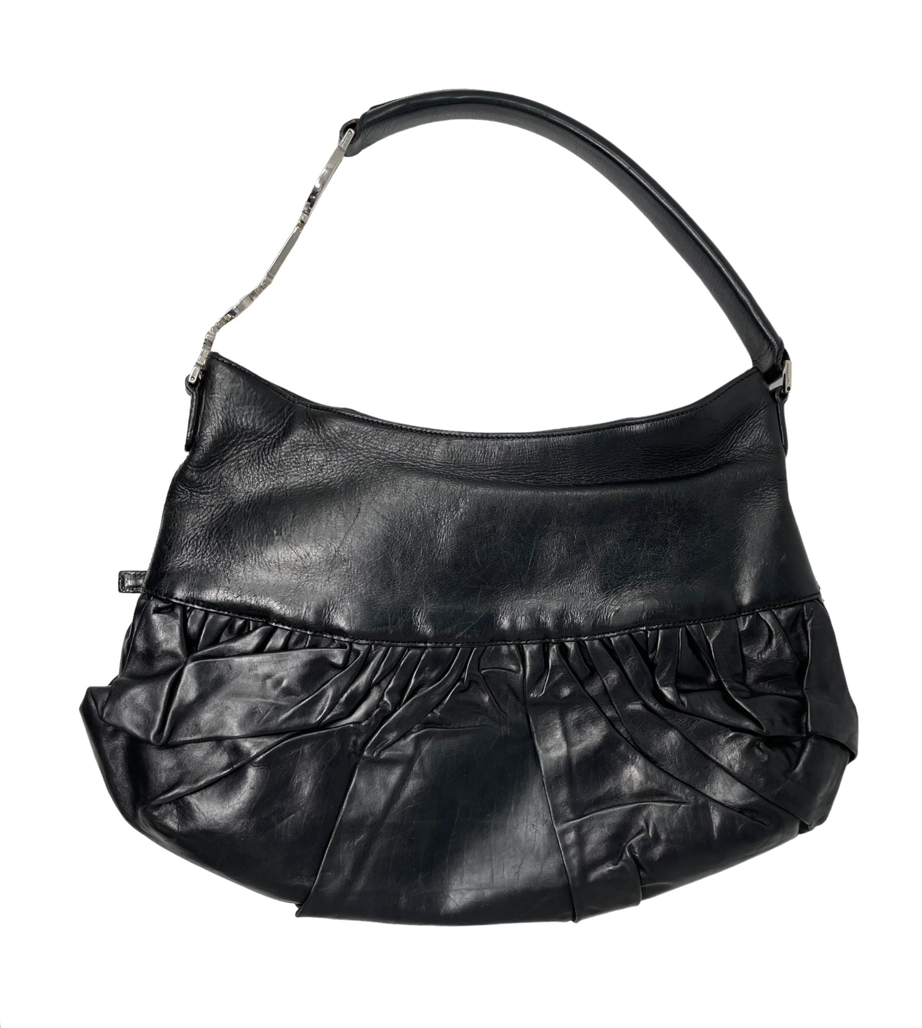 Dior Black Corset Leather Shoulder Bag